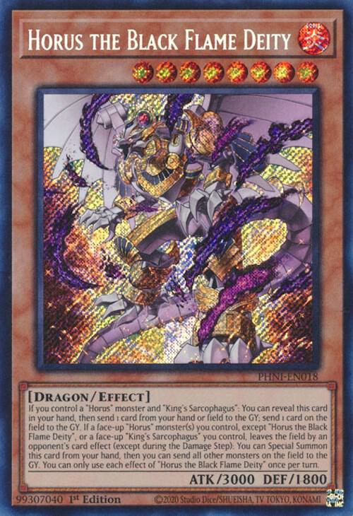 Horus the Black Flame Deity card image