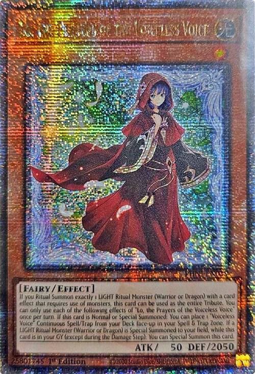 Lo, the Prayers of the Voiceless Voice (Quarter Century Secret Rare) card image