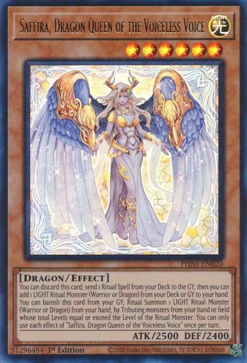 Saffira, Dragon Queen of the Voiceless Voice card image