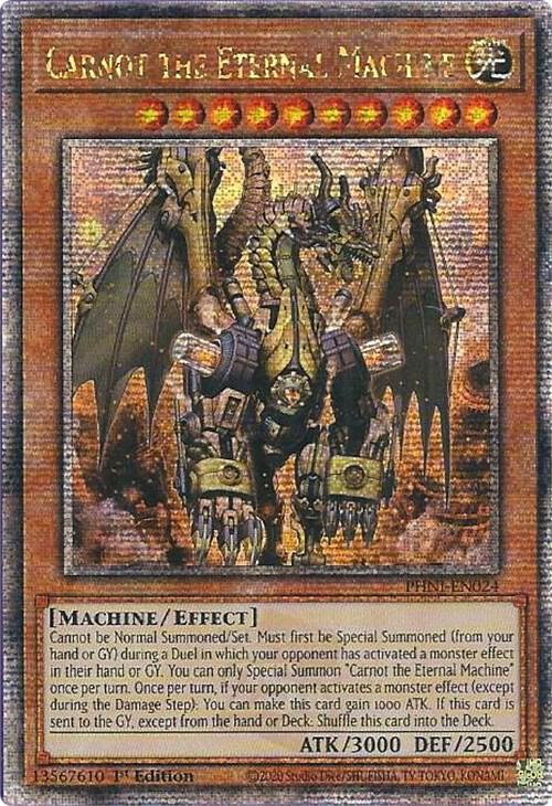 Carnot the Eternal Machine (Quarter Century Secret Rare) card image