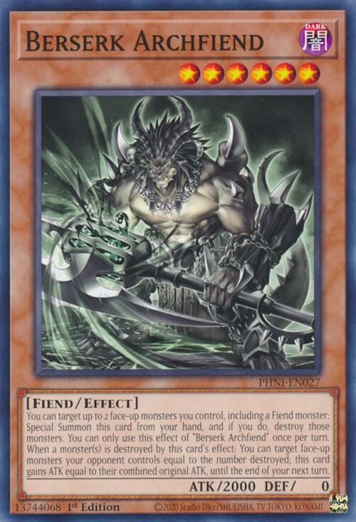 Berserk Archfiend card image