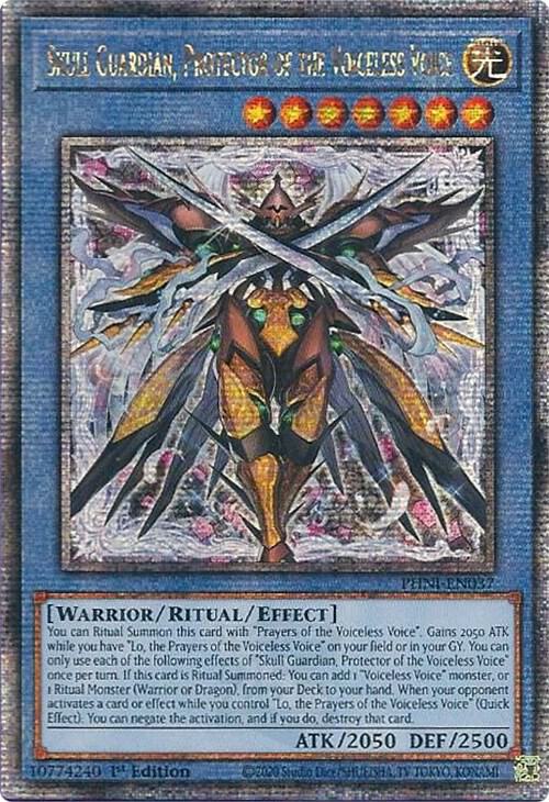 Skull Guardian, Protector of the Voiceless Voice (Quarter Century Secret Rare) card image