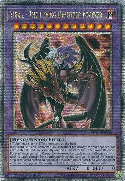 Yubel - The Loving Defender Forever (Quarter Century Secret Rare) card image