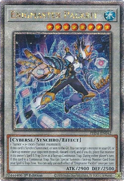 Enigmaster Packbit (Quarter Century Secret Rare) card image