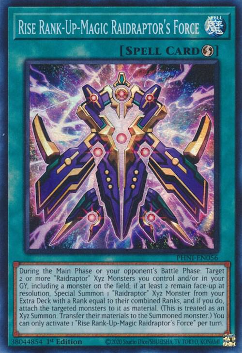 Rise Rank-Up-Magic Raidraptor's Force card image