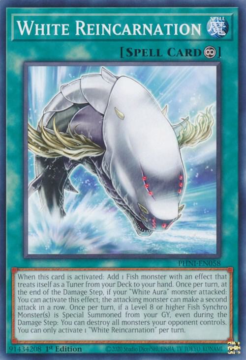 White Reincarnation card image
