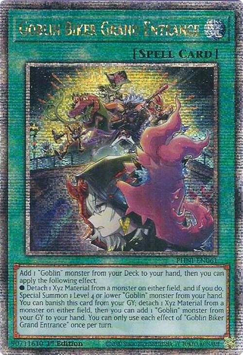 Goblin Biker Grand Entrance (Quarter Century Secret Rare) card image