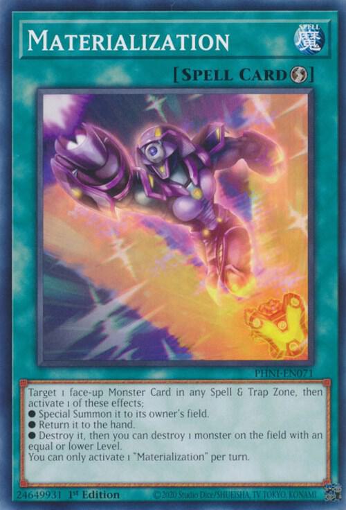 Materialization card image