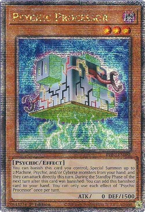 Psychic Processor (Quarter Century Secret Rare) card image