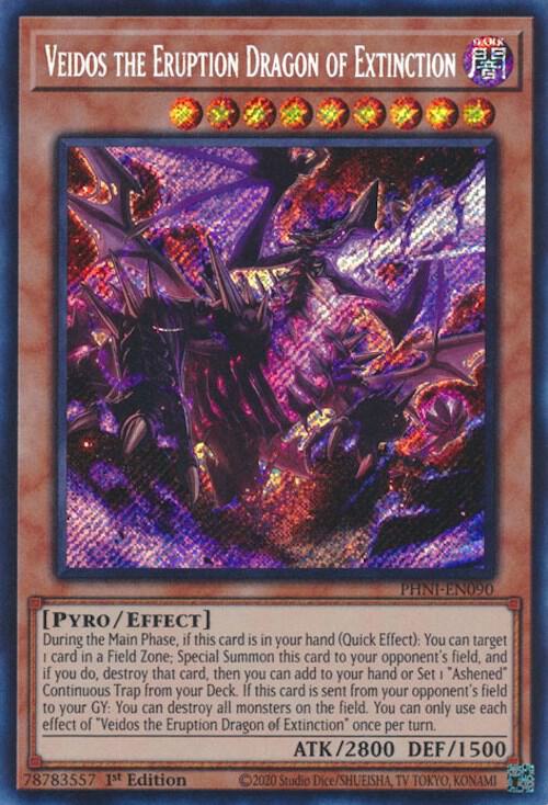 Veidos the Eruption Dragon of Extinction card image