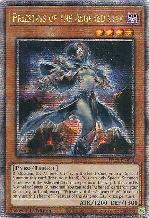 Priestess of the Ashened City (Quarter Century Secret Rare) card image