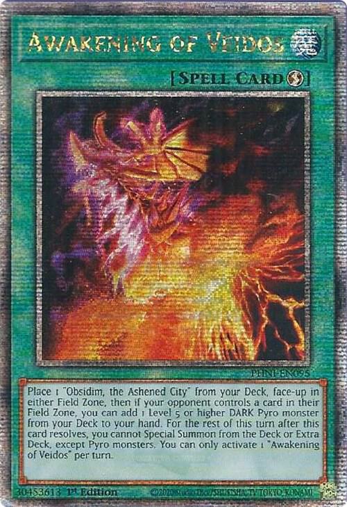 Awakening of Veidos (Quarter Century Secret Rare) card image