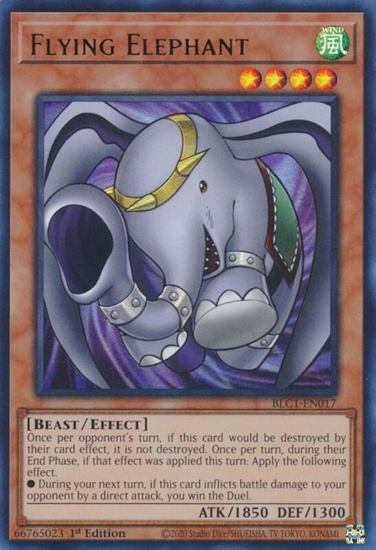 Flying Elephant card image