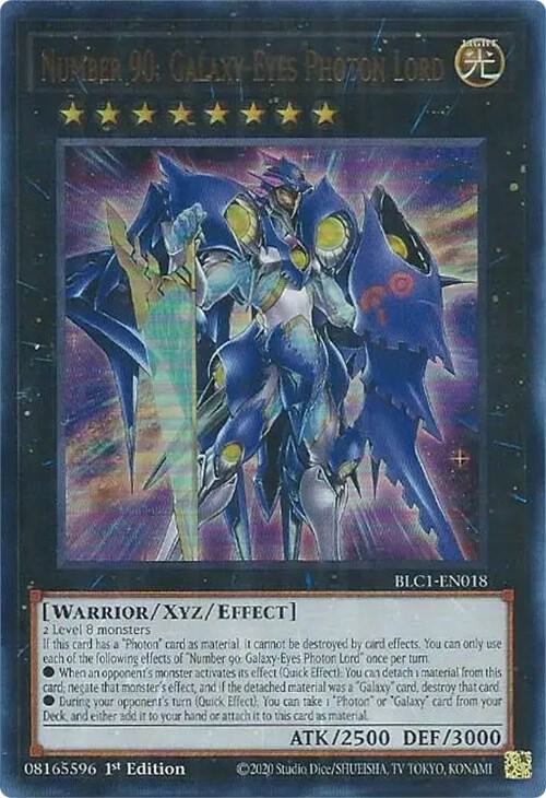Number 90: Galaxy-Eyes Photon Lord card image