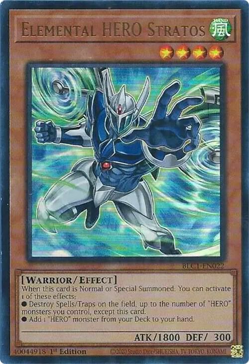 Elemental HERO Stratos (Alternate Art) card image