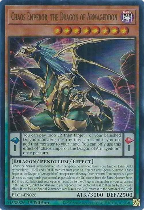 Chaos Emperor, the Dragon of Armageddon card image