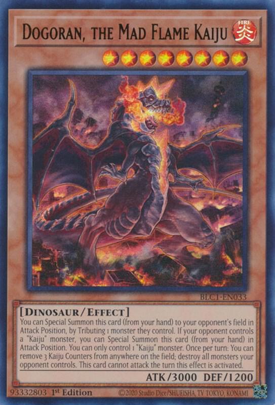 Dogoran, the Mad Flame Kaiju card image