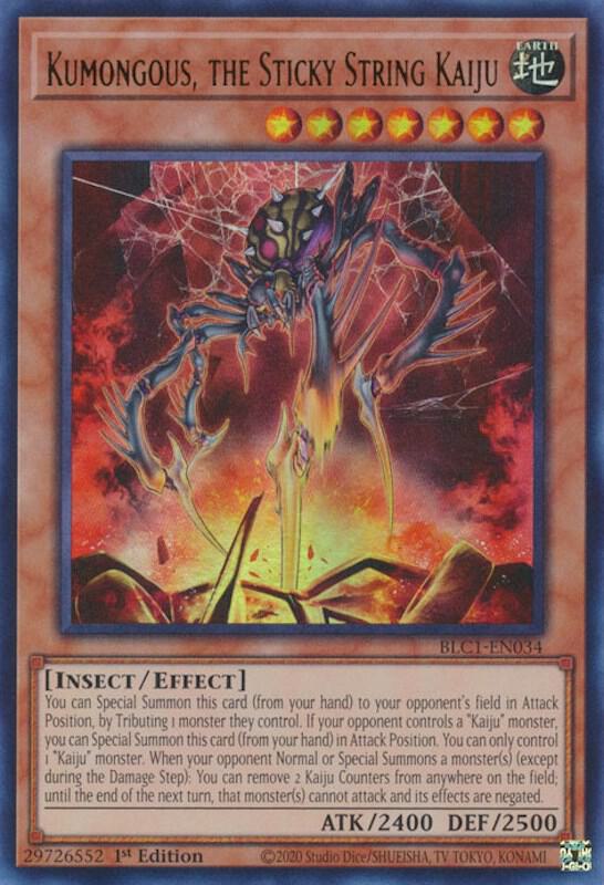 Kumongous, the Sticky String Kaiju card image