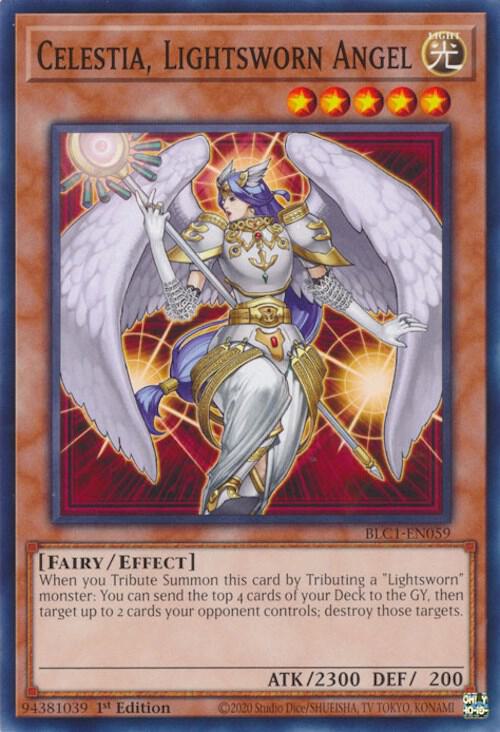 Celestia, Lightsworn Angel card image