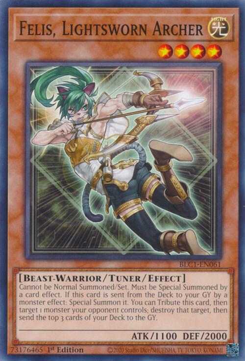 Felis, Lightsworn Archer card image