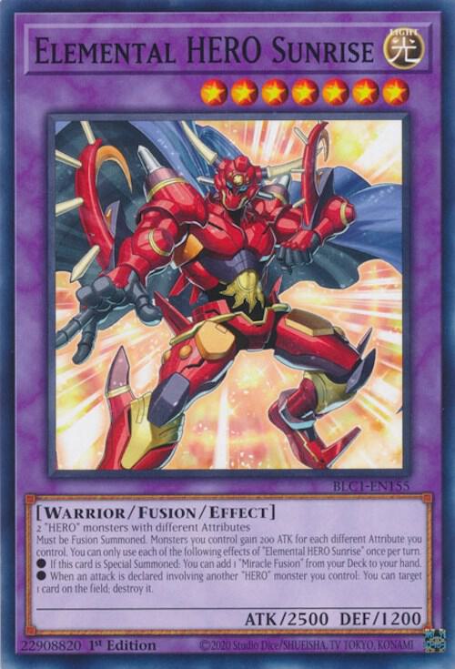 Elemental HERO Sunrise card image