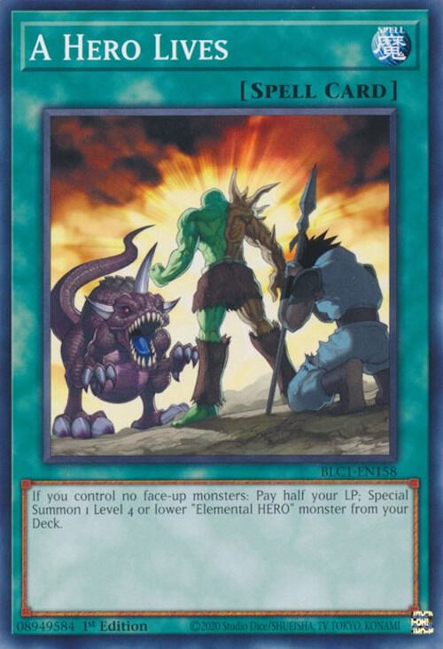 A Hero Lives card image