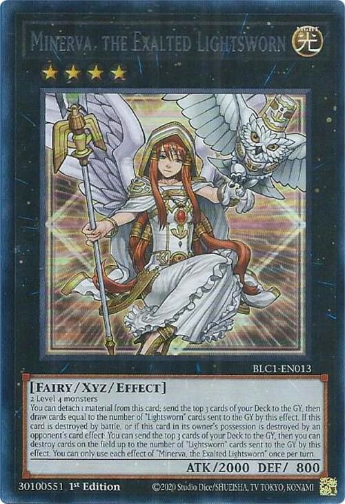 Minerva, the Exalted Lightsworn (Silver) card image