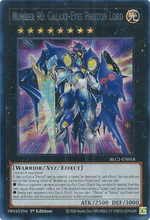 Number 90: Galaxy-Eyes Photon Lord (Silver) card image
