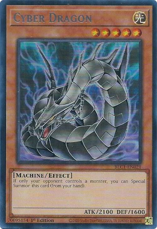 Cyber Dragon (Alternate Art) (Silver) card image