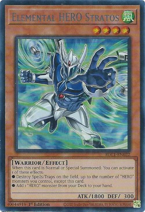 Elemental HERO Stratos (Alternate Art) (Silver) card image