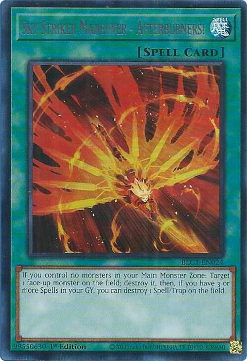 Sky Striker Maneuver - Afterburners! (Silver) card image