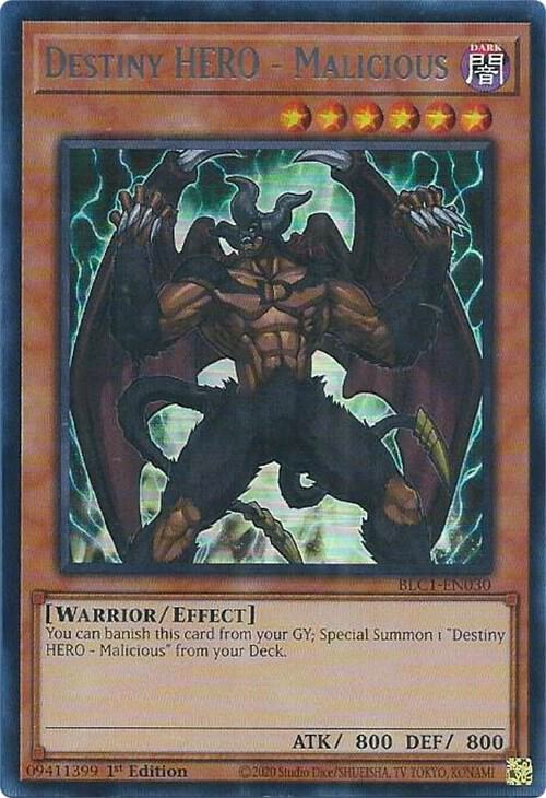 Destiny HERO - Malicious (Silver) card image