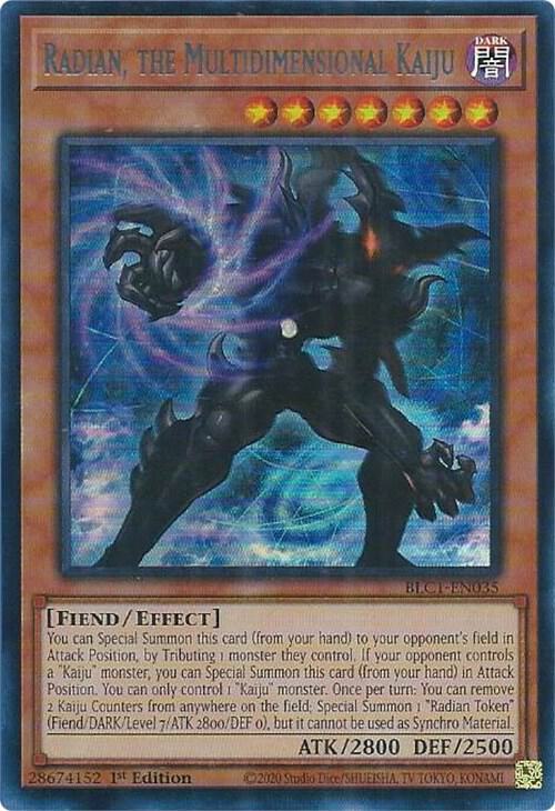 Radian, the Multidimensional Kaiju (Silver) card image