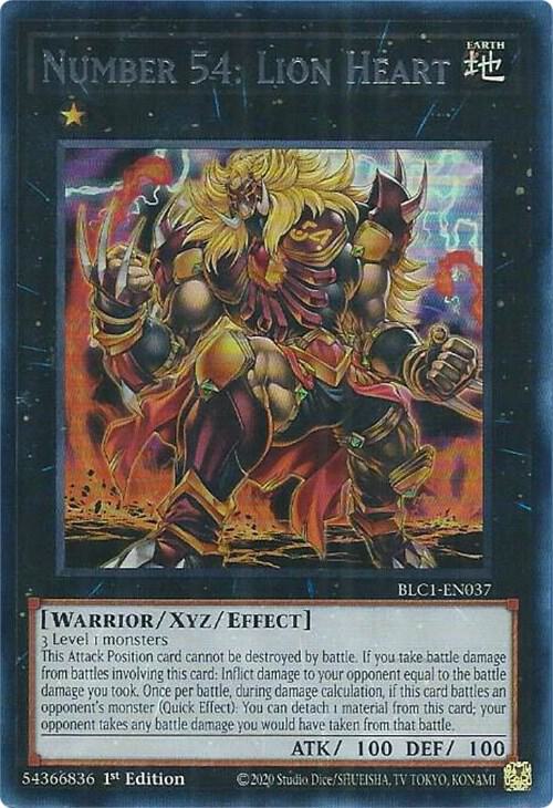 Number 54: Lion Heart (Silver) card image