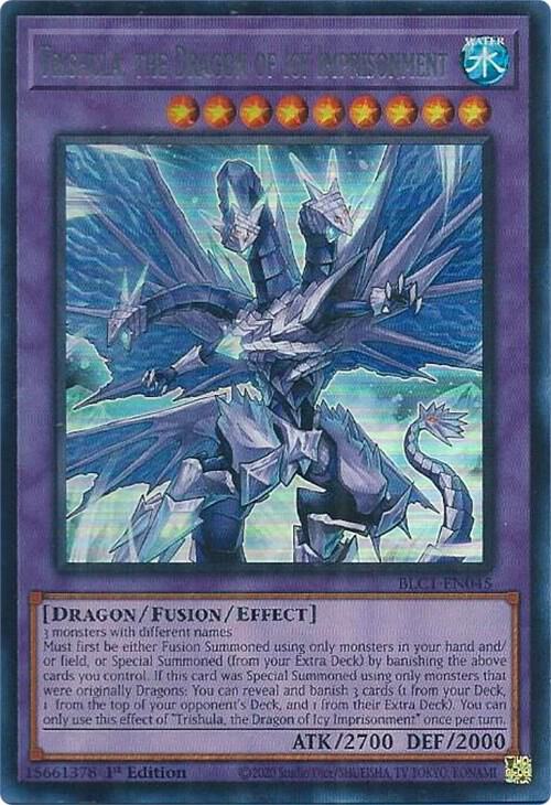Trishula, the Dragon of Icy Imprisonment (Silver) card image
