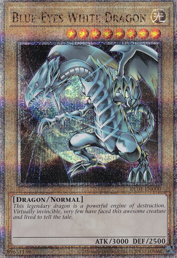 Blue-Eyes White Dragon (Quarter Century Secret Rare) card image