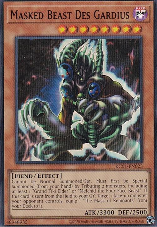 Masked Beast Des Gardius card image