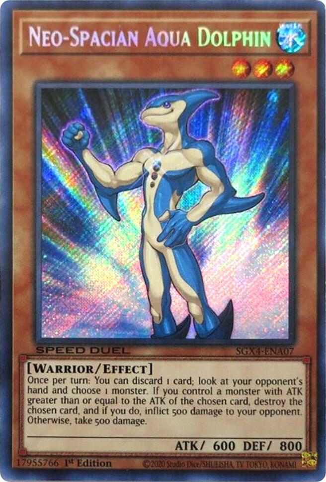 Neo-Spacian Aqua Dolphin (Secret Rare) card image