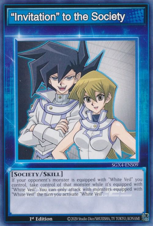 "Invitation" to the Society card image