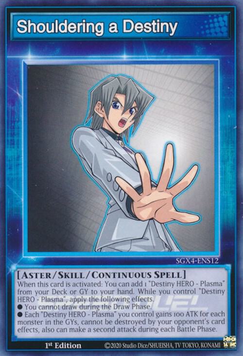 Shouldering a Destiny card image