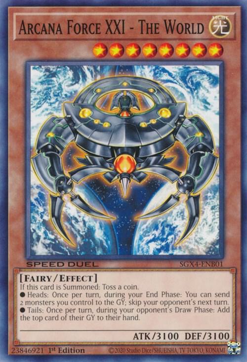 Arcana Force XXI - The World card image