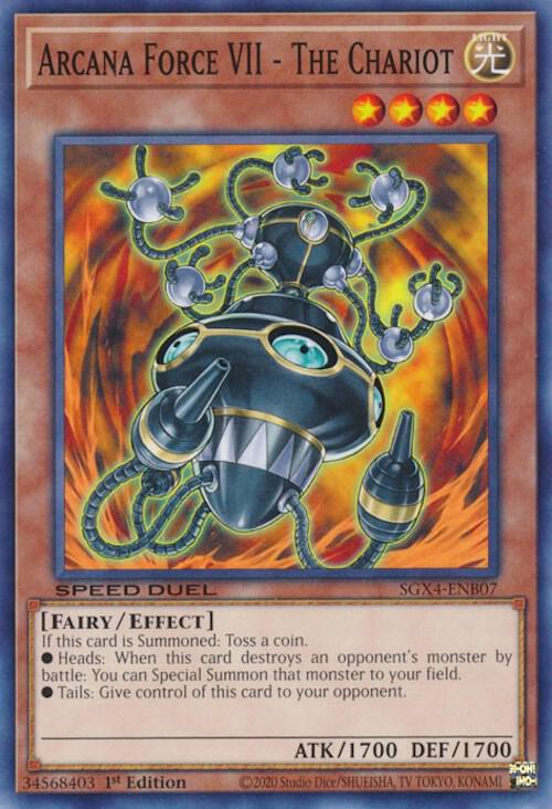 Arcana Force VII - The Chariot card image