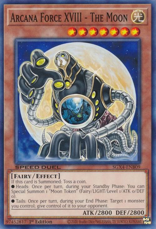 Arcana Force XVIII - The Moon card image