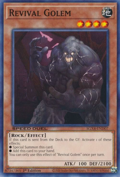 Revival Golem card image