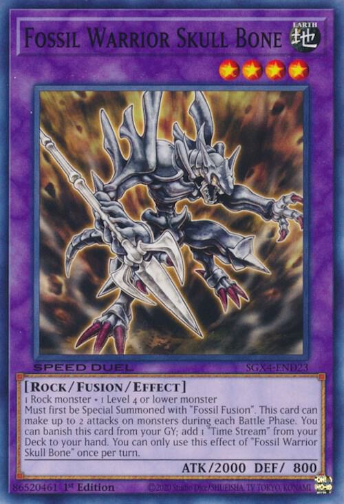 Fossil Warrior Skull Bone card image