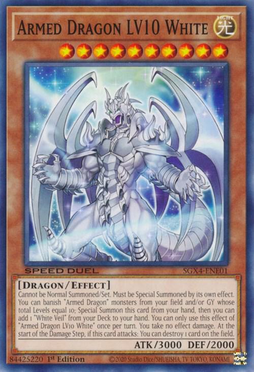Armed Dragon LV10 White card image