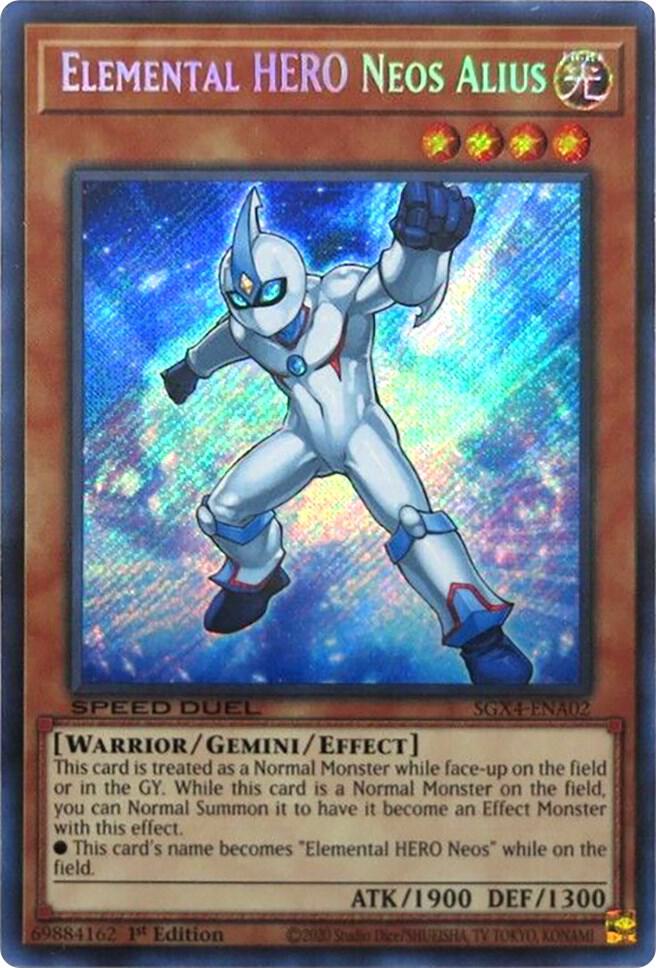 Elemental HERO Neos Alius (Secret Rare) card image
