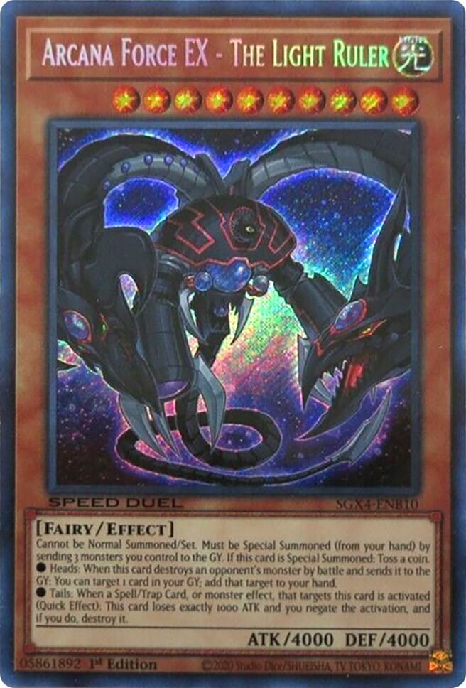 Arcana Force EX - The Light Ruler (Secret Rare) card image