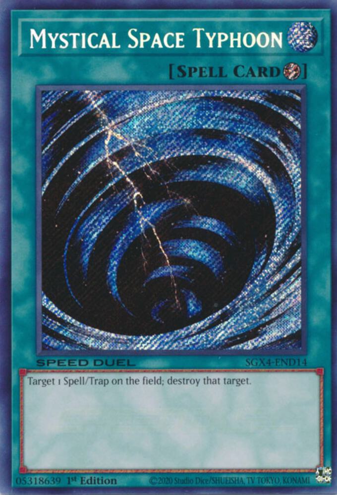 Mystical Space Typhoon (Secret Rare) card image