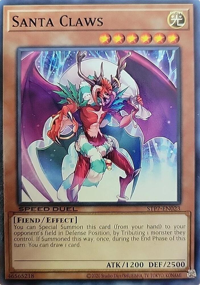 Santa Claws card image